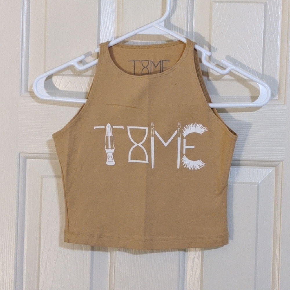 Time Los Angeles makeup crop top Small